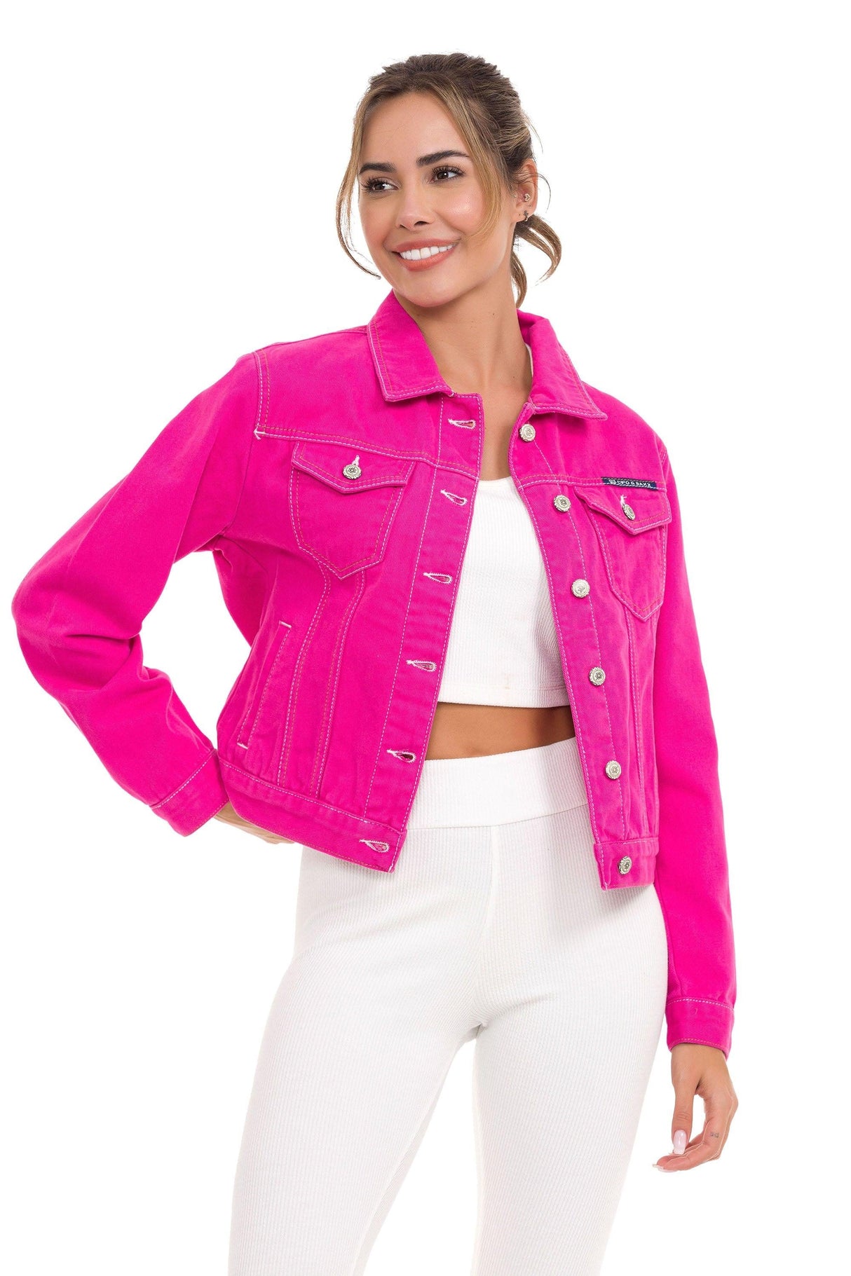 WJ212 Chaqueta de jeans para mujer en diferentes colores Cipo &  Baxx