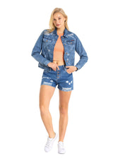 WJ212 Chaqueta de jeans para mujer en diferentes colores Cipo &  Baxx