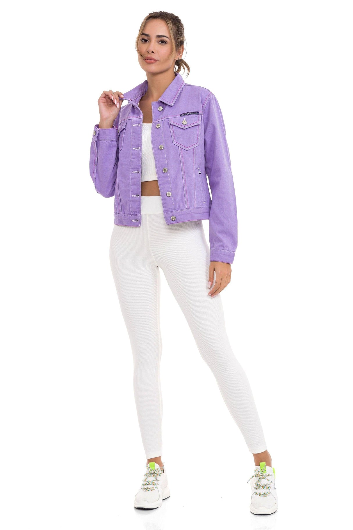 WJ212 Chaqueta de jeans para mujer en diferentes colores Cipo &  Baxx