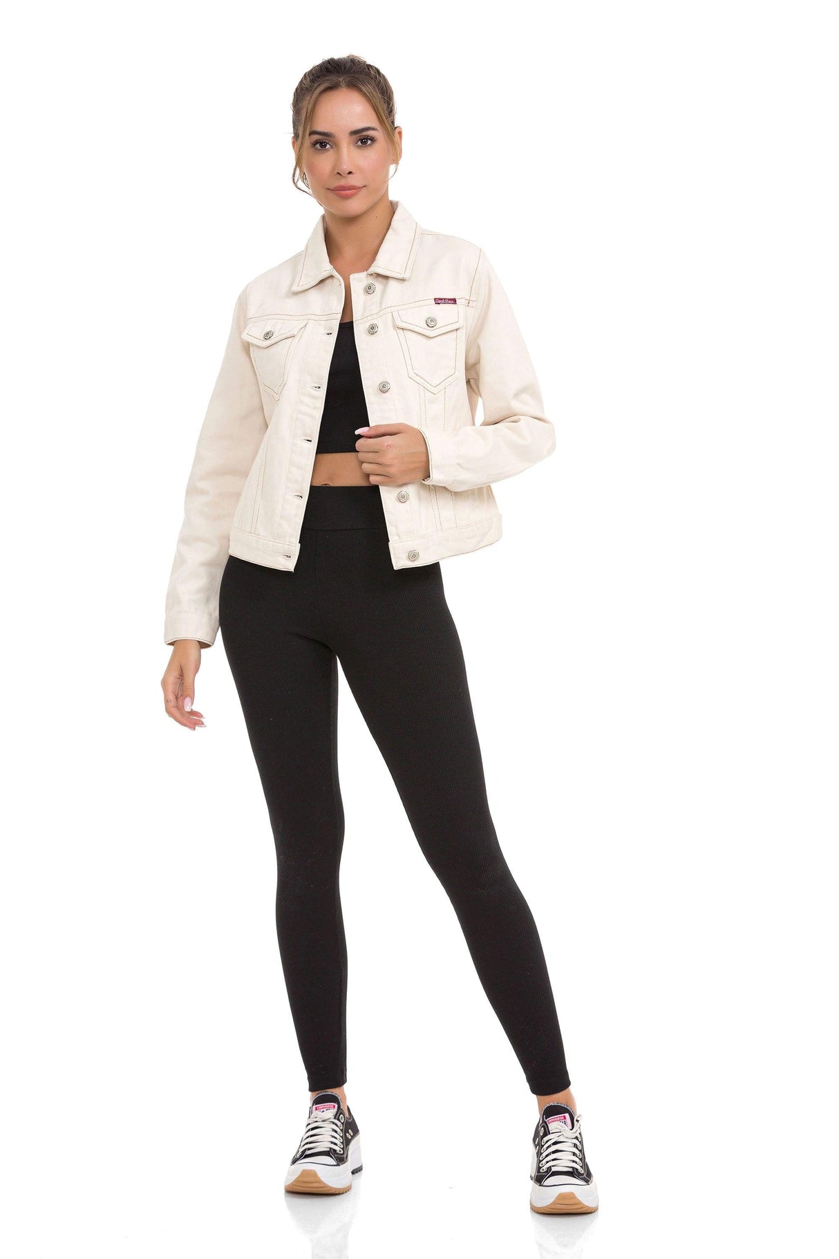 WJ212 Chaqueta de jeans para mujer en diferentes colores Cipo &  Baxx