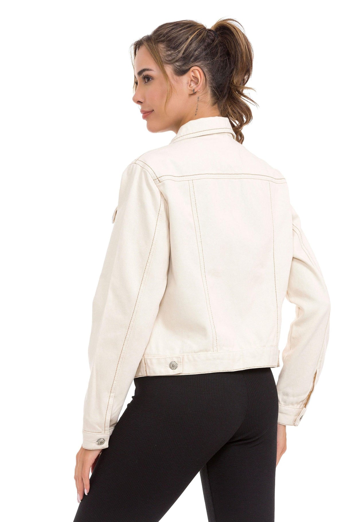WJ212 Chaqueta de jeans para mujer en diferentes colores Cipo &  Baxx