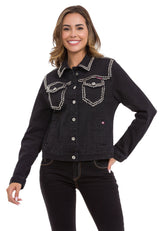 WJ213 Chaqueta vaquera para mujeres estilo casual