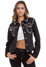 WJ213 Chaqueta vaquera para mujeres estilo casual