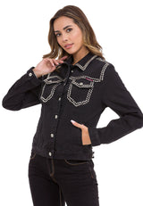 WJ213 Chaqueta vaquera para mujeres estilo casual