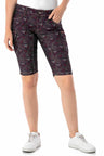 WK180 Damen Capri Shorts mit trendigem Allover-Muster