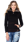 WL188 Felpa donna con collo alto