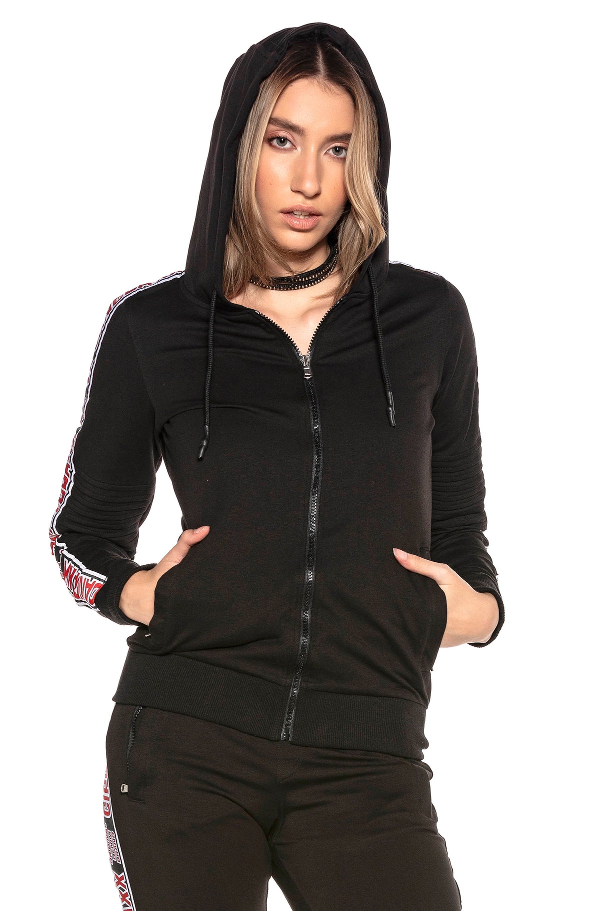 WL211 women's sweat jacket in a sporty design