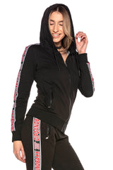 WL211 women's sweat jacket in a sporty design