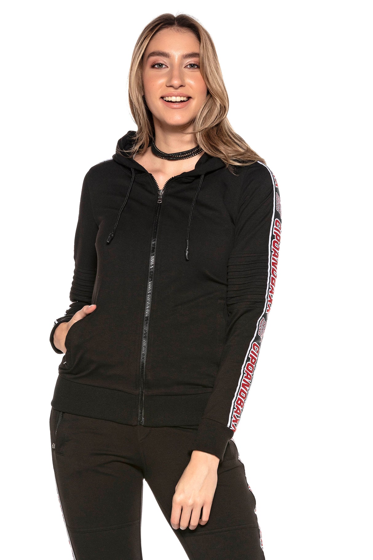 WL211 women's sweat jacket in a sporty design