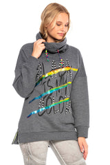 WL242 Women Sweatshirt met een hoge geluidskraag