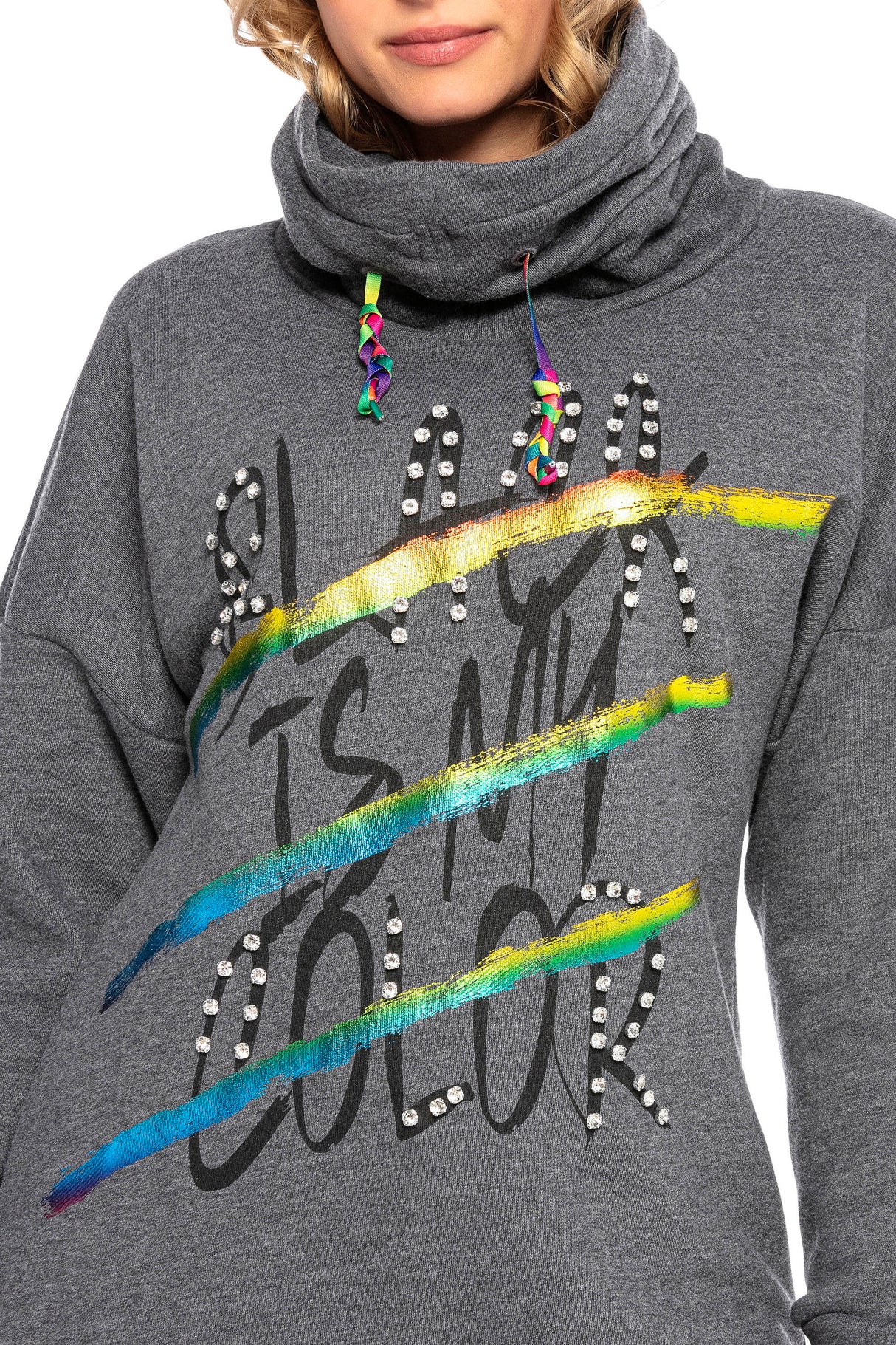 WL242 Women Sweatshirt met een hoge geluidskraag