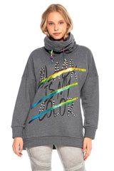 WL242 Women Sweatshirt met een hoge geluidskraag