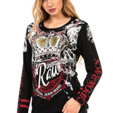 WL284 Femmes Long-Sleeved avec une grande empreinte