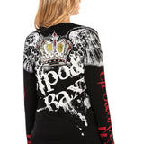 WL284 Femmes Long-Sleeved avec une grande empreinte