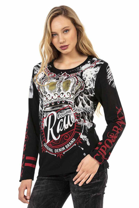 WL284 Women Long -sleeved shirt with great imprint