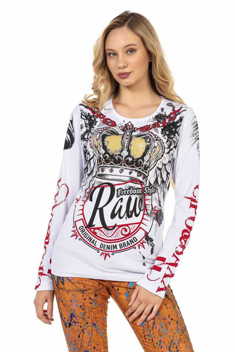 WL284 Women Long -sleeved shirt with great imprint