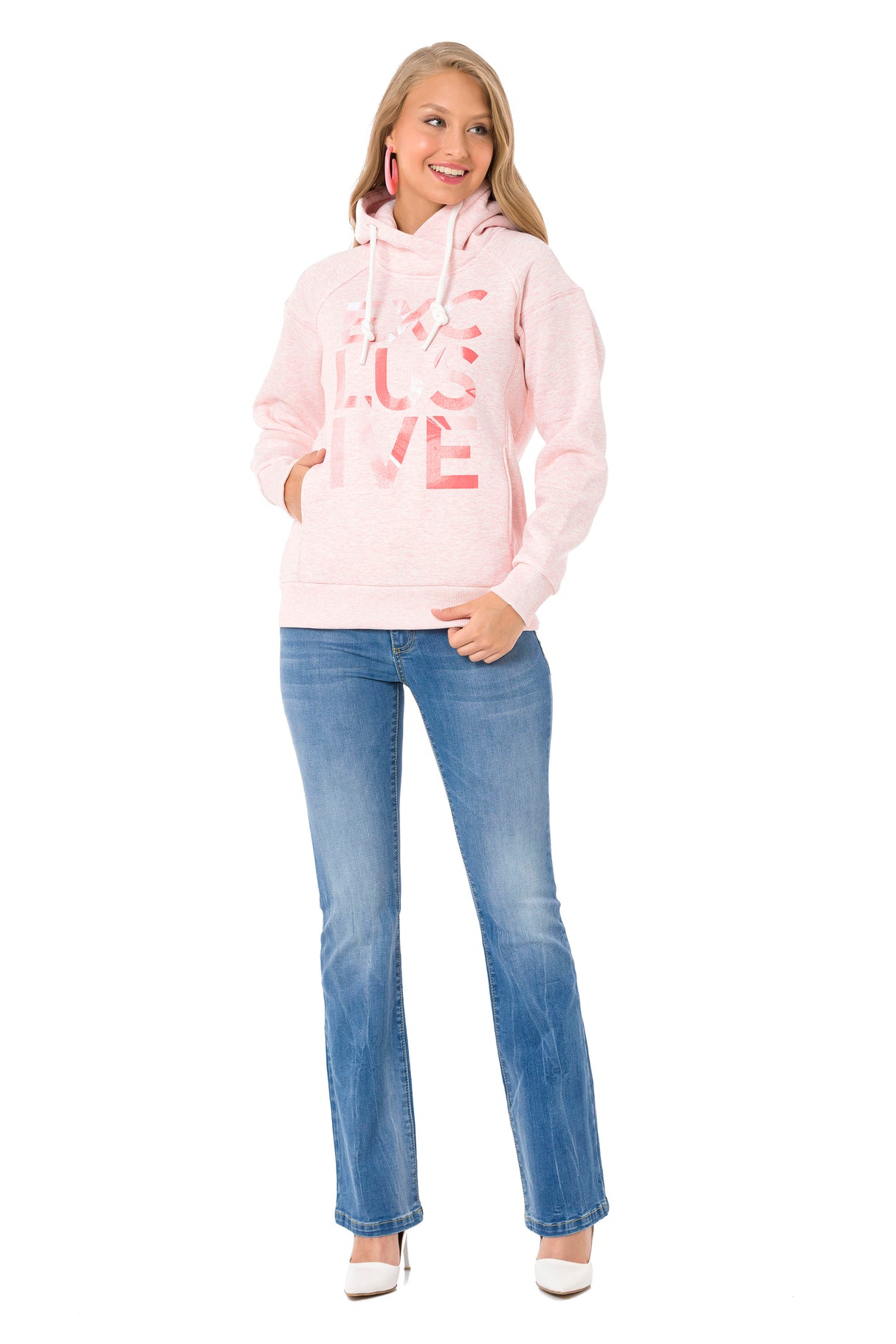 WL330 dames sweatshirt met capuchon in een moderne look