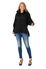 WL331 dames sweatshirt met kap in een coole uitstraling