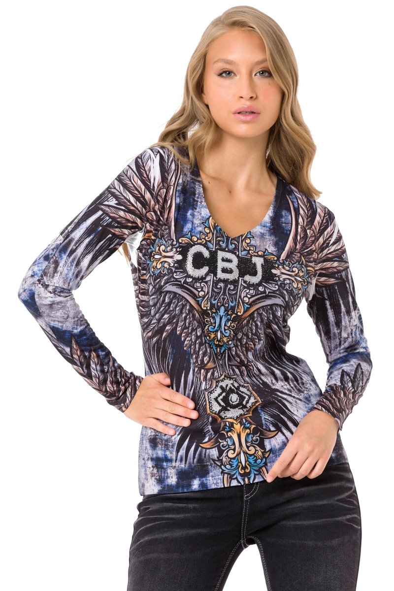 WL340 Camiseta de manga larga para mujer