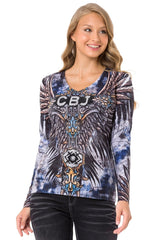 WL340 Camiseta de manga larga para mujer