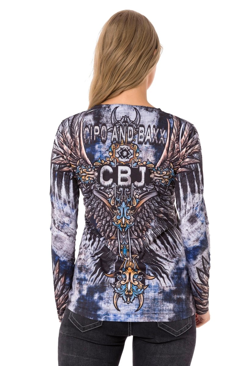 WL340 Camiseta de manga larga para mujer