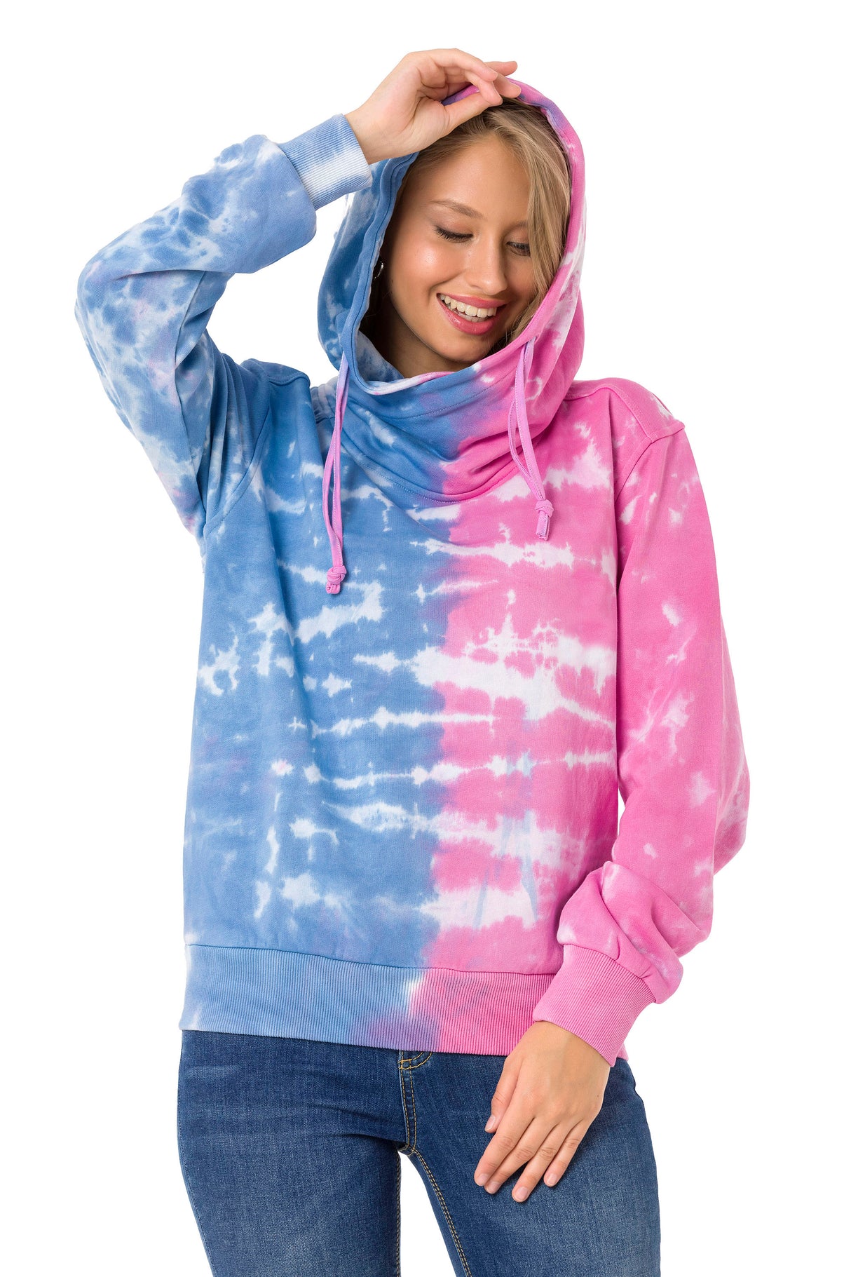 WL341 Sudadera con estampado batik