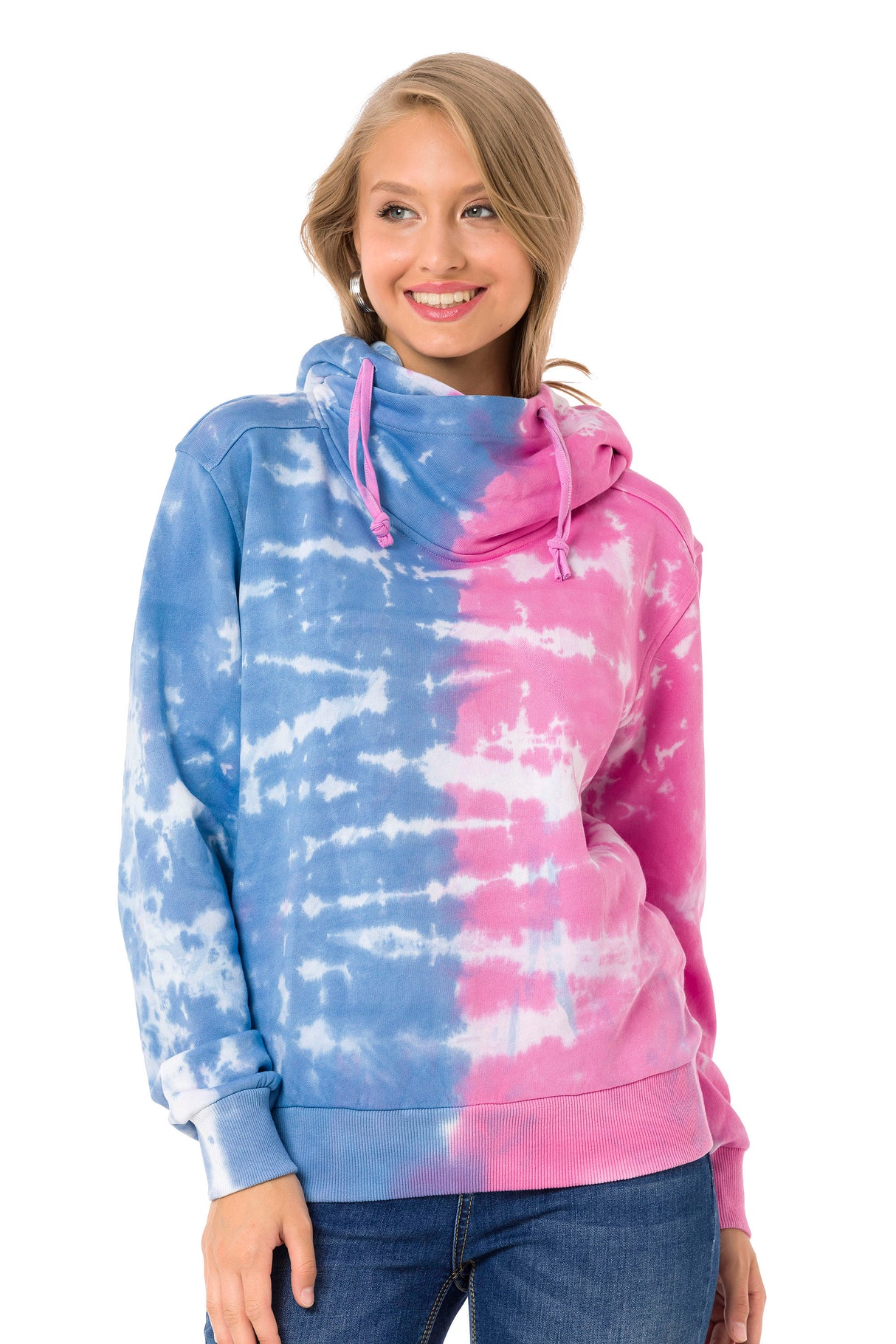 WL341 Sudadera con estampado batik