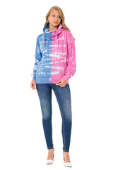WL341 Sudadera con estampado batik