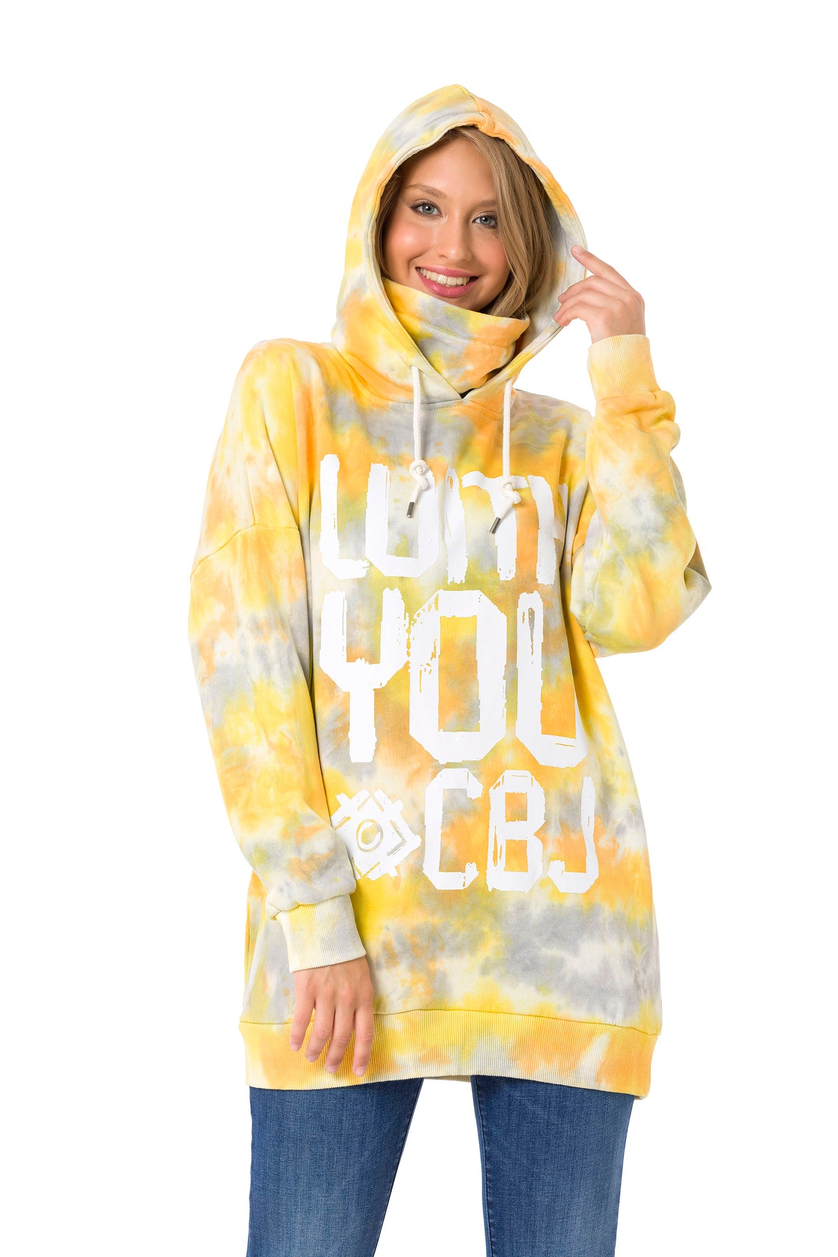 WL346 Sudadera estampado batik con logo