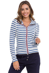 WL354 Sudadera a Rayas para Mujer