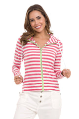 WL354 Sudadera a Rayas para Mujer