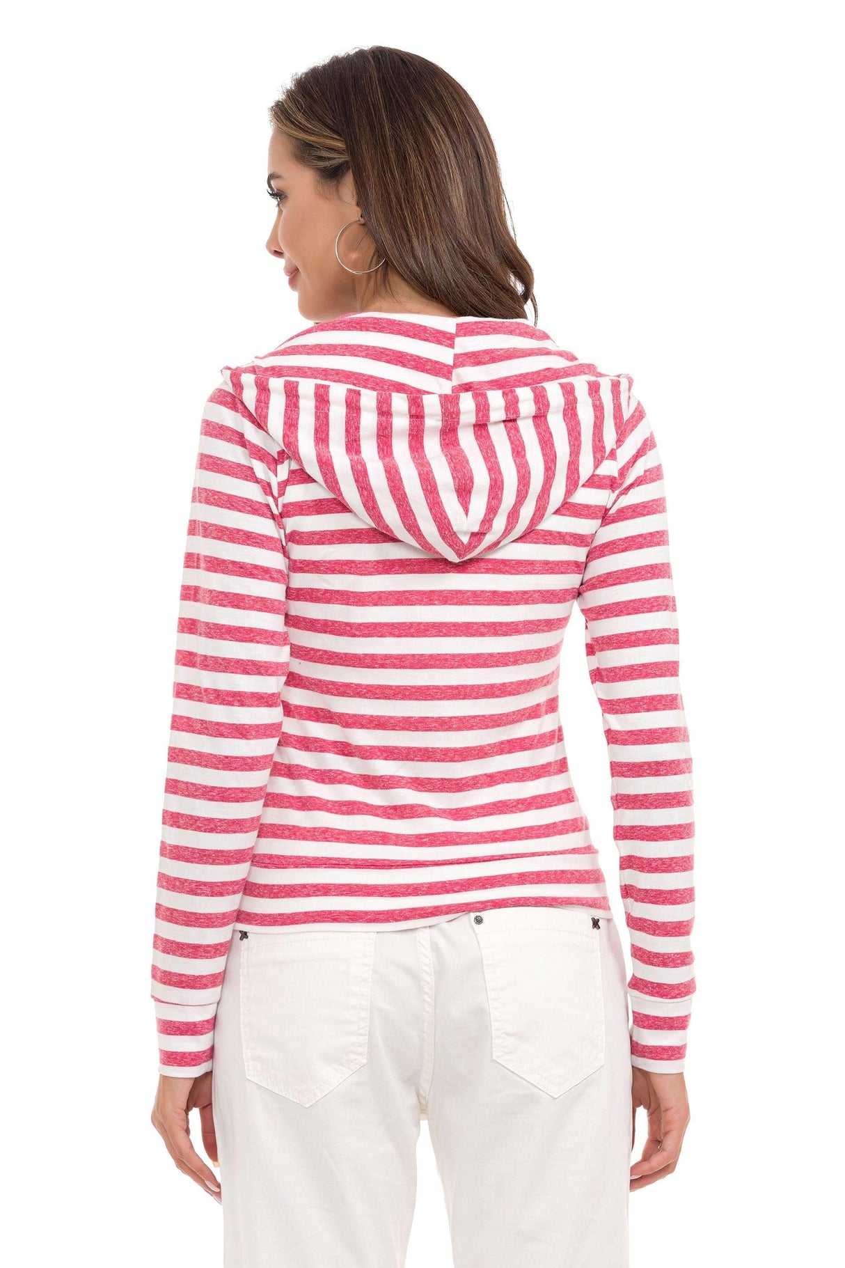 WL354 Sudadera a Rayas para Mujer