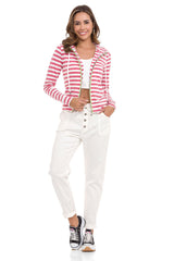 WL354 Sudadera a Rayas para Mujer