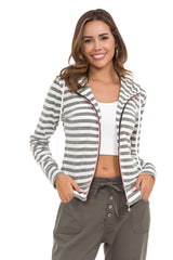 WL354 Sudadera a Rayas para Mujer