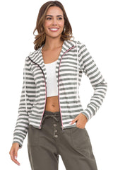 WL354 Sudadera a Rayas para Mujer