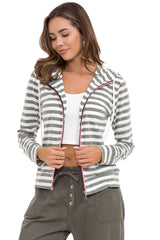 WL354 Sudadera a Rayas para Mujer