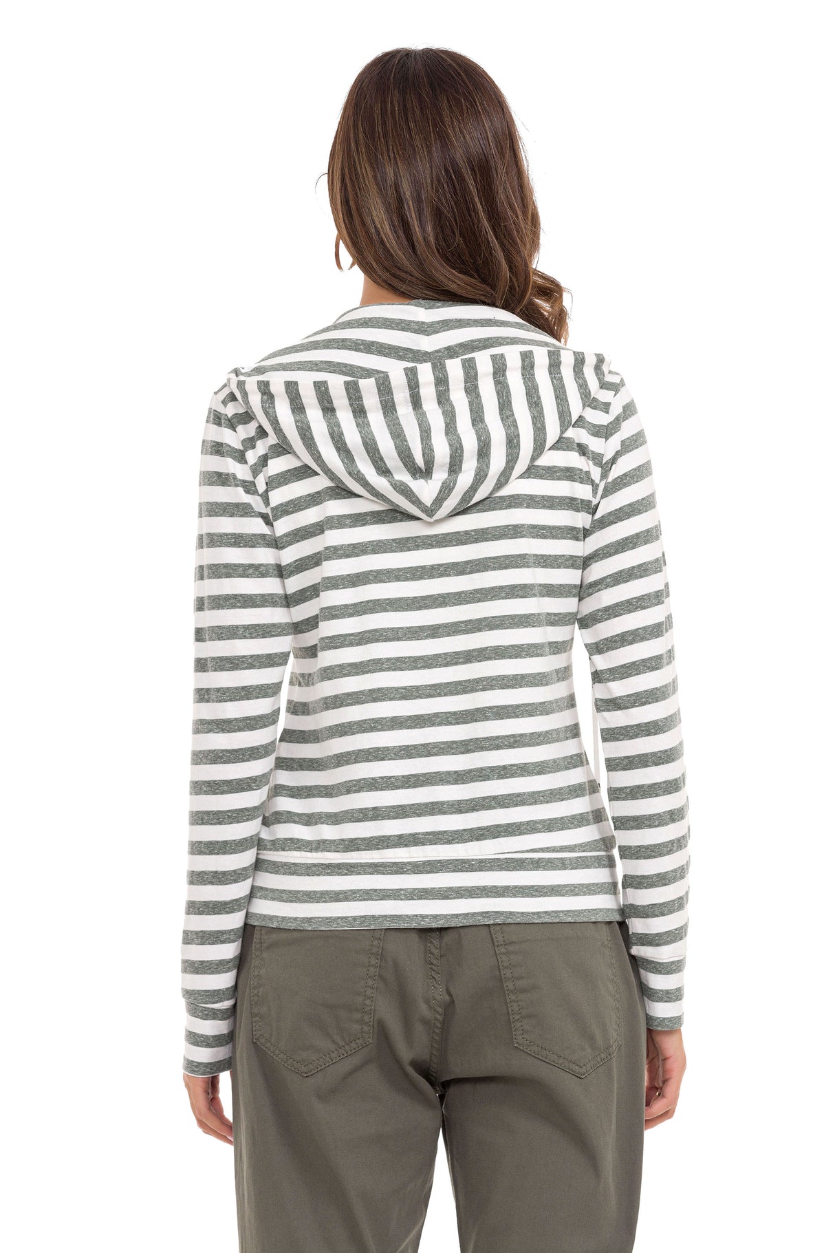 WL354 Sudadera a Rayas para Mujer