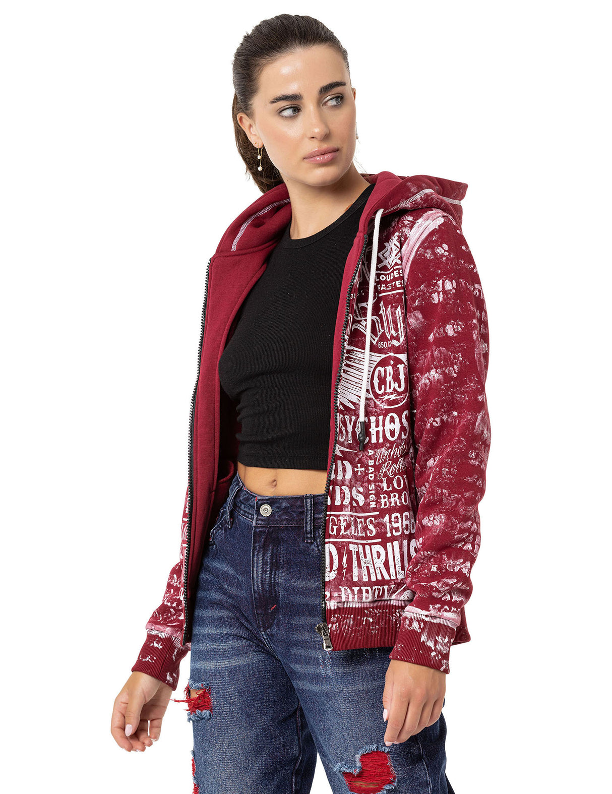 WL352 Sweat à capuche pour femme