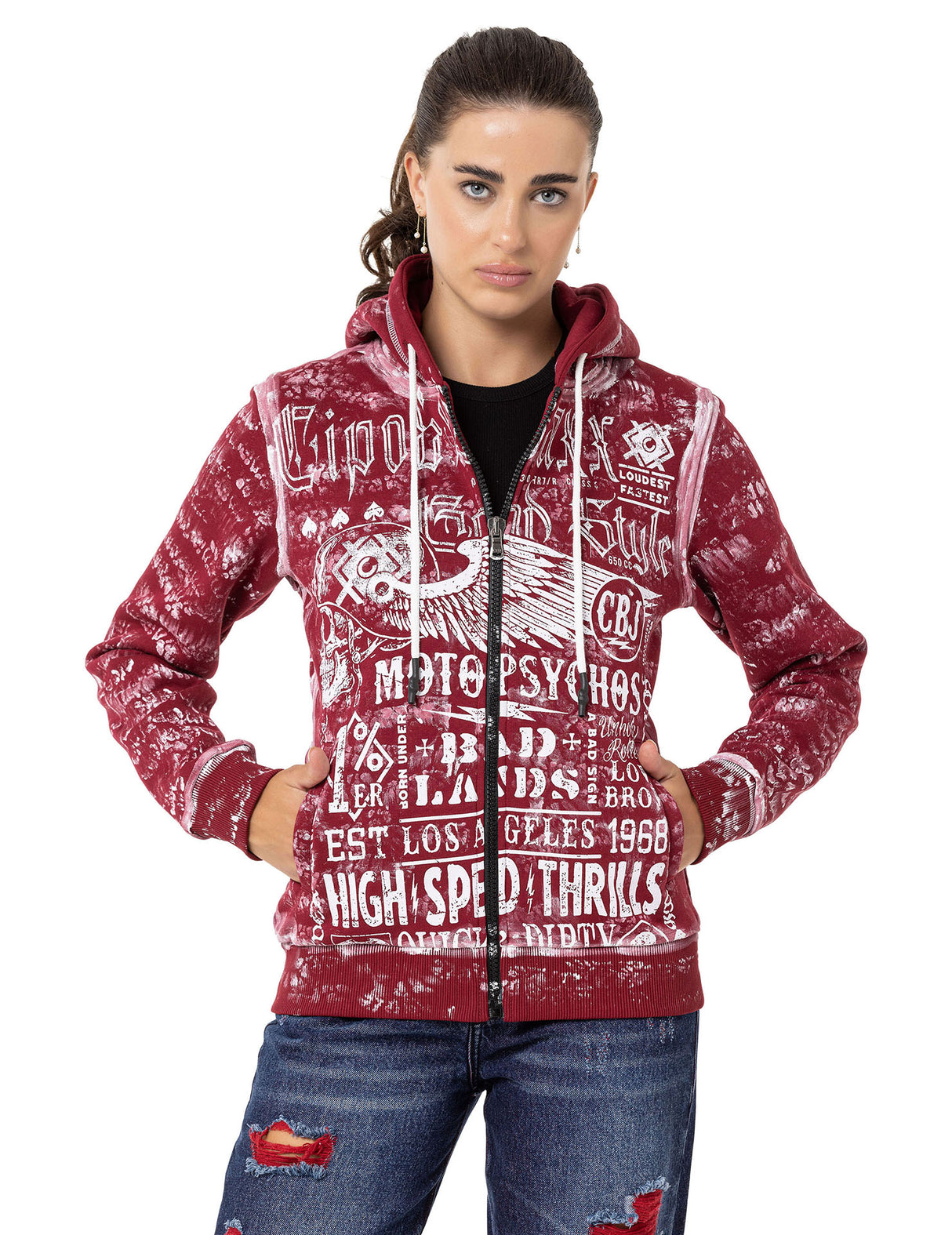 WL352 Sweat à capuche pour femme