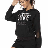 WLK177 BLACK DAMEN JOGGINGANZUG
