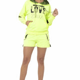 WLK177 BLACK DAMEN JOGGINGANZUG
