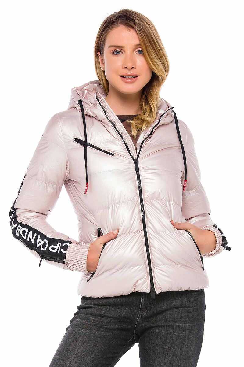 WM109 Winterjas voor dames met een verwarmende kap