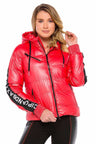 WM109 Veste d'hiver pour femmes avec un capot réchauffant