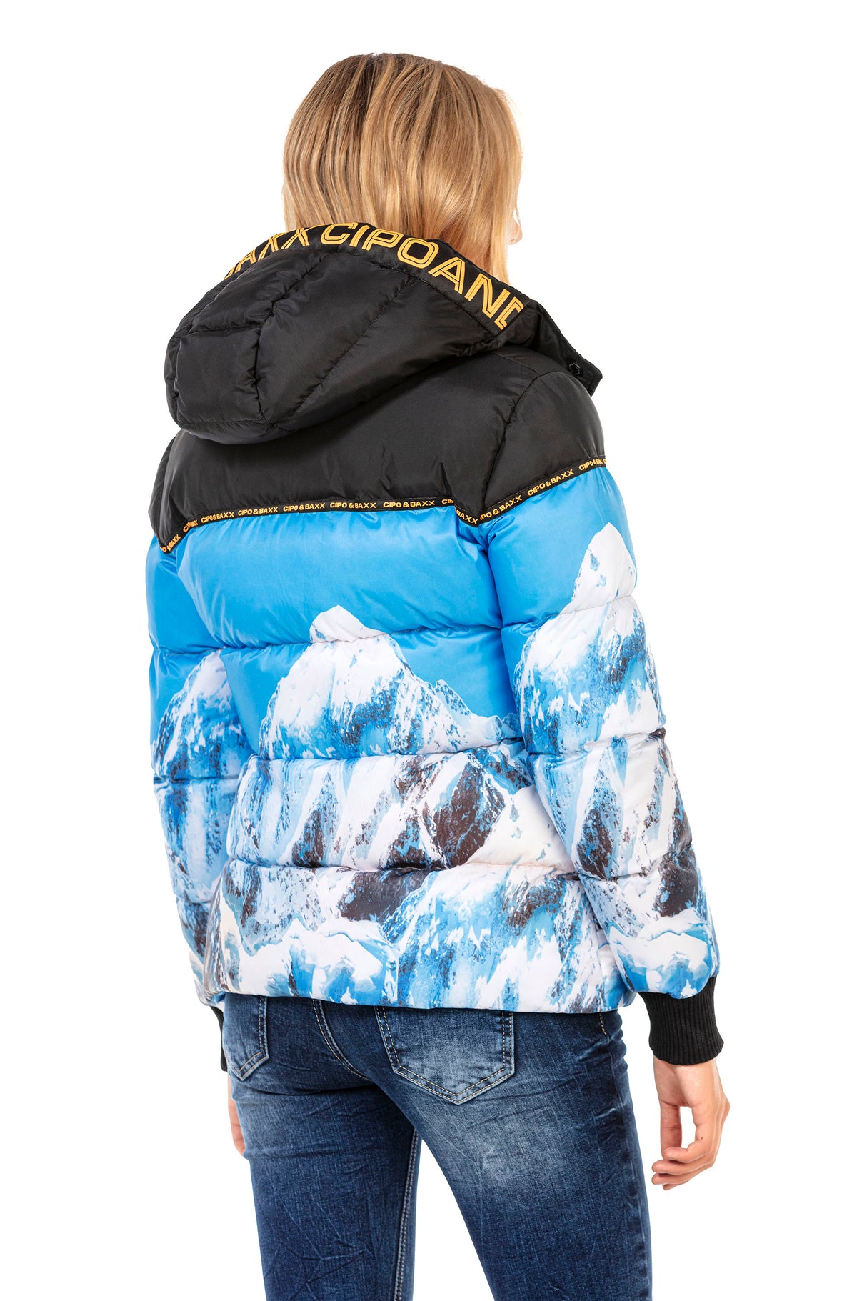 WM119 Abrigo estampado para mujeres
