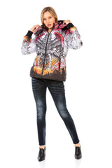Veste d'hiver pour femmes WM130 avec imprimé tout au long de tout