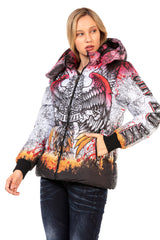 Veste d'hiver pour femmes WM130 avec imprimé tout au long de tout