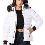 Giacca invernale femminile WM132 con cappuccio
