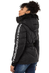 WM133 Veste d'hiver pour femmes avec ceinture
