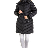 WM135 Winterjack voor dames quilt jas met verwijderbare kap