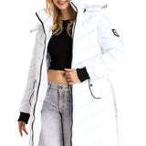WM135 Winterjack voor dames quilt jas met verwijderbare kap